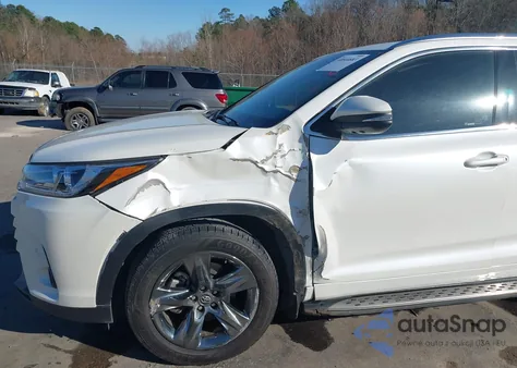 2017 Toyota Highlander Limited Platinum from USA, damaged, VIN 5TDYZRFH3HS201457